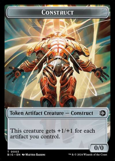 Construct TBIG-3 The Big Score Tokens Magic card