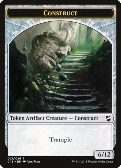 Construct TC18-21 Commander 2018 Tokens Magic card