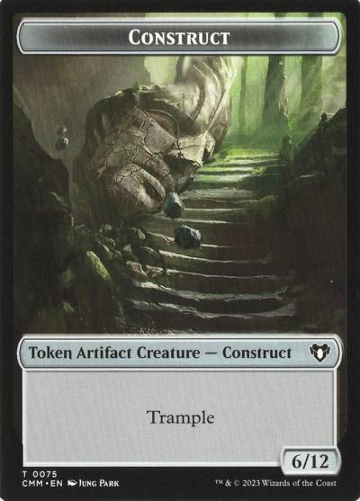 Construct TCMM-75 Commander Masters Tokens Magic card