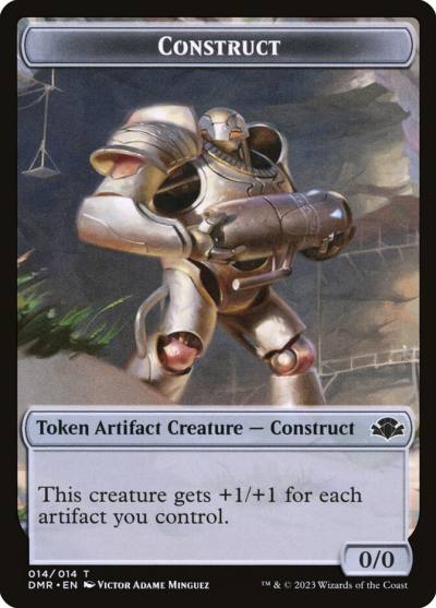 Construct TDMR-14 Dominaria Remastered Tokens Magic card