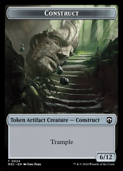 Construct TM3C-24 Modern Horizons 3 Commander Tokens Magic card