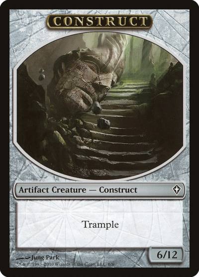 Construct TWWK-6 Worldwake Tokens Magic card