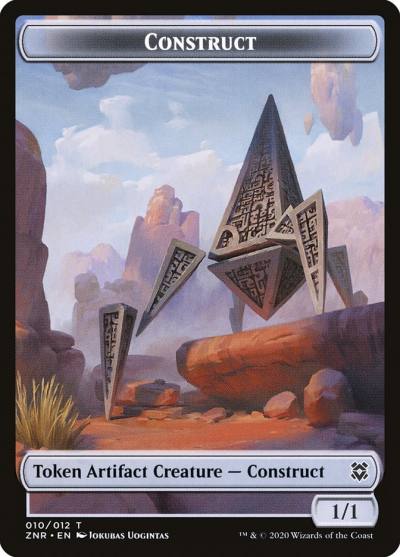 Construct TZNR-10 Zendikar Rising Tokens Magic card