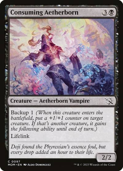 Consuming Aetherborn MOM-97 March of the Machine Magic card