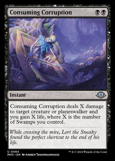 Consuming Corruption MH3-84 Modern Horizons 3 Magic card