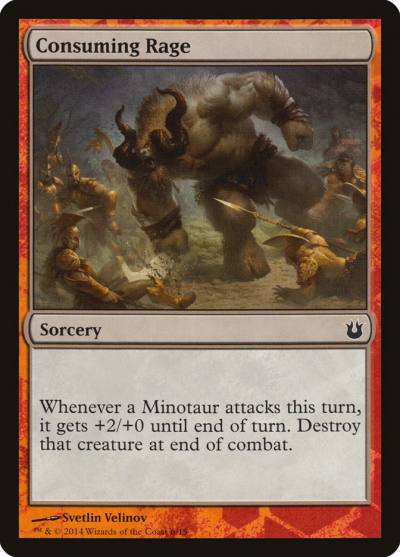 Consuming Rage TBTH-6 Battle the Horde Magic card