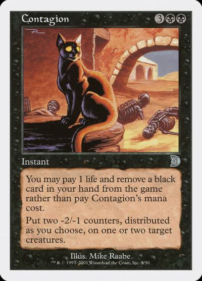 Contagion DKM-2 Deckmasters Magic card
