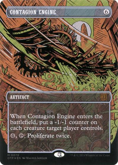 Contagion Engine OTP-78 Breaking News Magic card