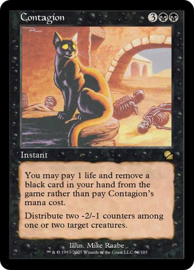 Contagion ME1-64 Masters Edition Magic card