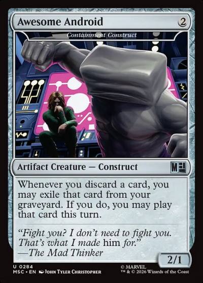 Containment Construct MSC-284 Marvel Super Heroes Commander Magic card