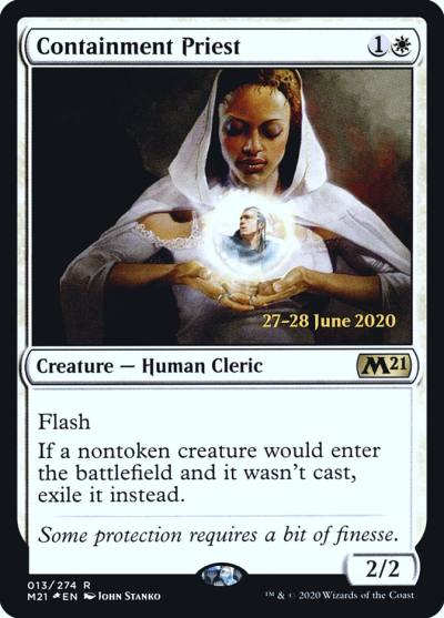 Containment Priest PM21-13S Core Set 2021 Promos Magic card