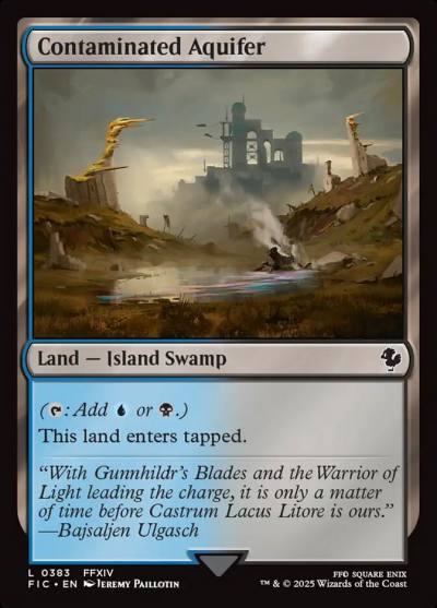 Contaminated Aquifer FIC-383 Final Fantasy Commander Magic card