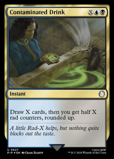 Contaminated Drink PIP-627 Fallout Magic card