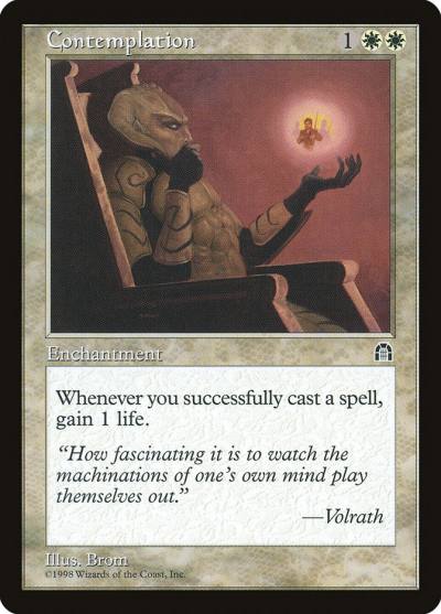Contemplation STH-4 Stronghold Magic card