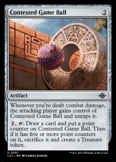 Contested Game Ball LCI-251 The Lost Caverns of Ixalan Magic card