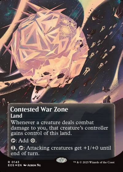 Contested War Zone EOS-143 Edge of Eternities: Stellar Sights Magic card