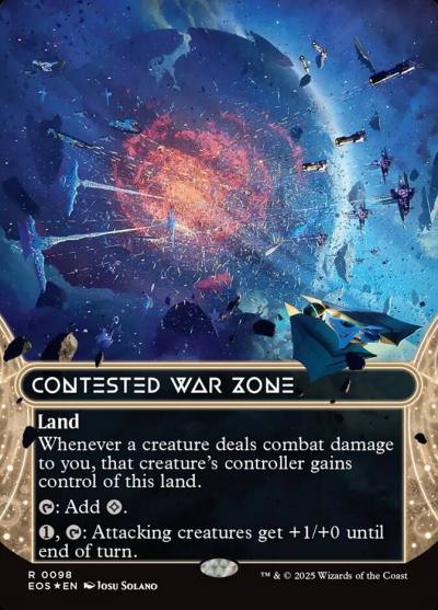 Contested War Zone EOS-98 Edge of Eternities: Stellar Sights Magic card