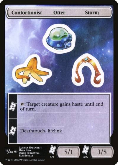 Contortionist Otter Storm SUNF-15 Unfinity Sticker Sheets Magic card