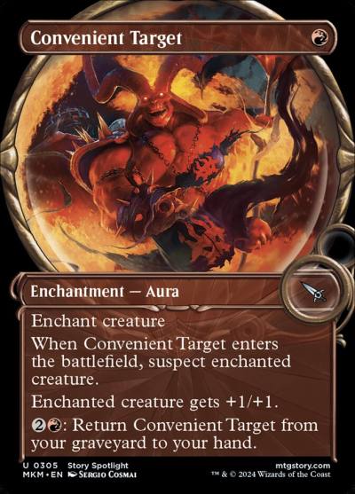 Convenient Target MKM-305 Murders at Karlov Manor Magic card