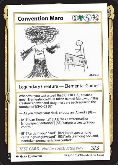 Convention Maro PF24-2 MagicFest 2024 Magic card