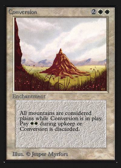 Conversion CED-16 Collectors' Edition Magic card