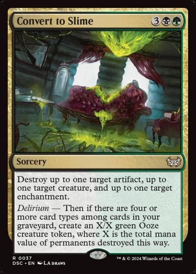 Convert to Slime DSC-37 Duskmourn: House of Horror Commander Magic card