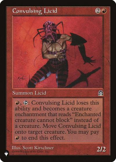 Convulsing Licid PLST-STH-77 The List Magic card