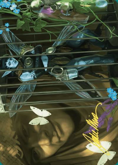 Cooped Up // Cooped Up AWOE-1 Wilds of Eldraine Art Series Magic card