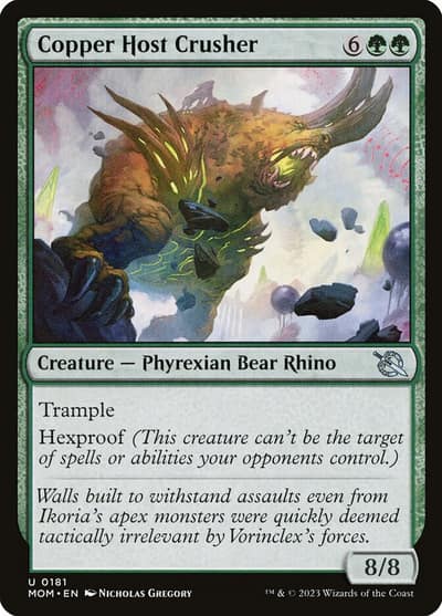 Copper Host Crusher 181 March of the Machine Magic card