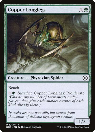 Copper Longlegs 165 Phyrexia: All Will Be One Magic card