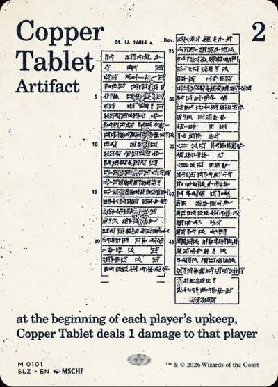 Copper Tablet