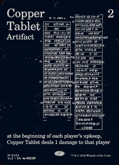 Copper Tablet