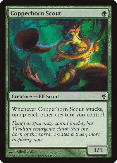 Copperhorn Scout CNS-160 Conspiracy Magic card
