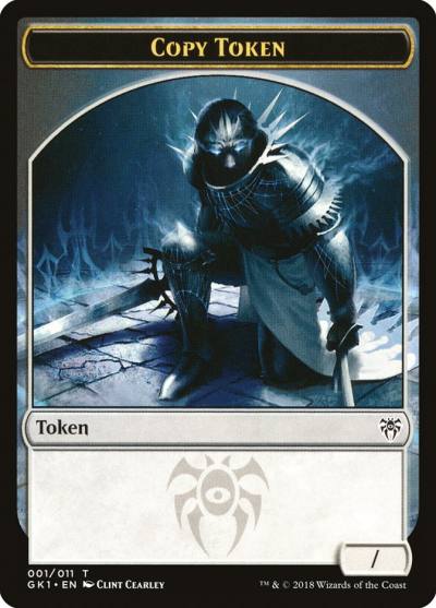 Copy // Horror TGK1-1 GRN Guild Kit Tokens Magic card