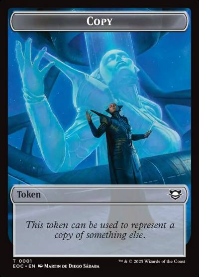 Copy TEOC-1 Edge of Eternities Commander Tokens Magic card