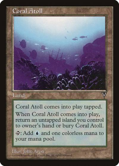 Coral Atoll VIS-160 Visions Magic card