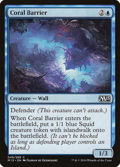 Coral Barrier 49 Magic 2015 Magic card