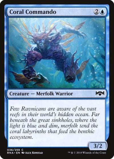 Coral Commando RNA-36 Ravnica Allegiance Magic card