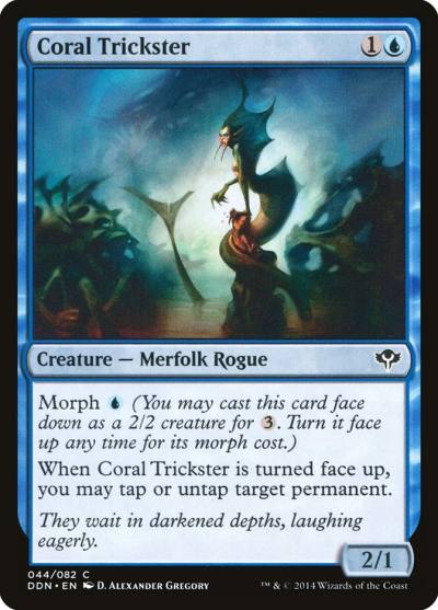 Coral Trickster DDN-44 Duel Decks: Speed vs. Cunning Magic card
