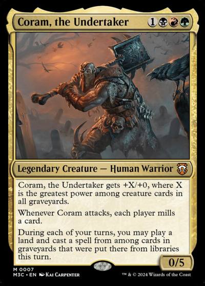 Coram, the Undertaker M3C-7 Modern Horizons 3 Commander Magic card