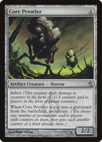 Core Prowler 103 Mirrodin Besieged Magic card
