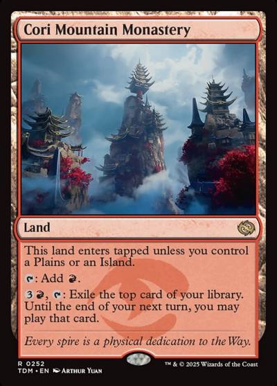 Cori Mountain Monastery TDM-252 Tarkir: Dragonstorm Magic card