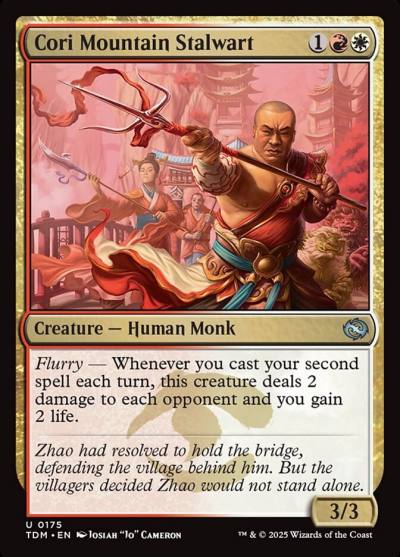 Cori Mountain Stalwart TDM-175 Tarkir: Dragonstorm Magic card