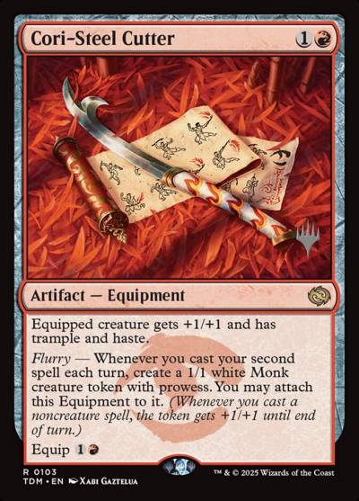 Cori-Steel Cutter PTDM-103P Tarkir: Dragonstorm Promos Magic card