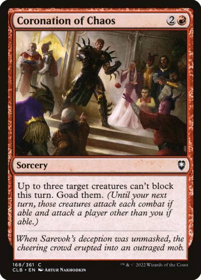 Coronation of Chaos CLB-168 Commander Legends: Battle for Baldur's Gate Magic card