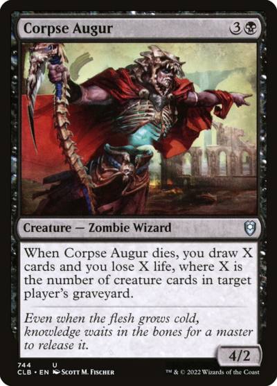 Corpse Augur CLB-744 Commander Legends: Battle for Baldur's Gate Magic card