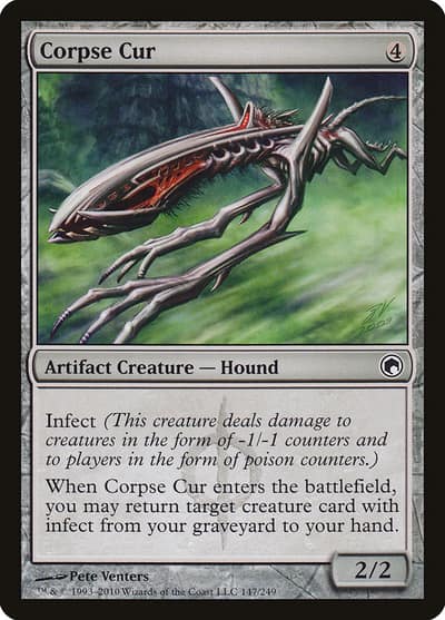 Corpse Cur 147 Scars of Mirrodin Magic card
