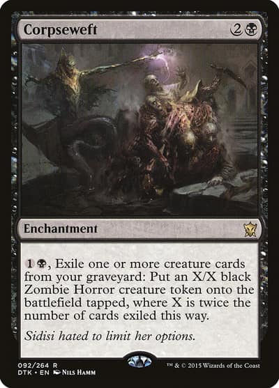 Corpseweft DTK-92 Dragons of Tarkir Magic card
