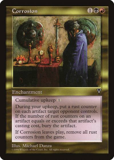 Corrosion VIS-128 Visions Magic card