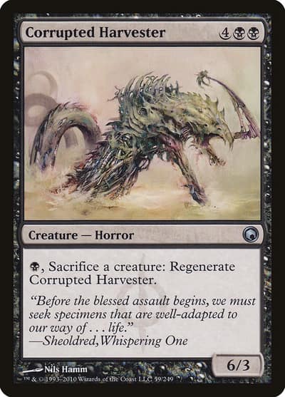 Corrupted Harvester 59 Scars of Mirrodin Magic card